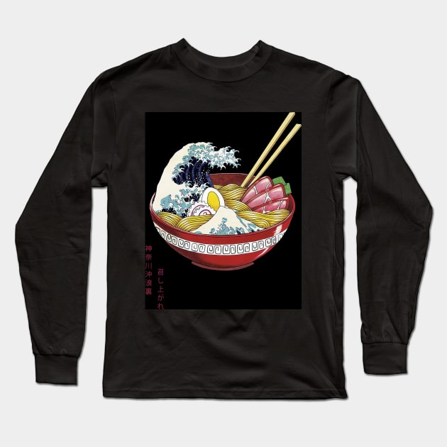 Great Ramen Bowl Long Sleeve T-Shirt by AviToys